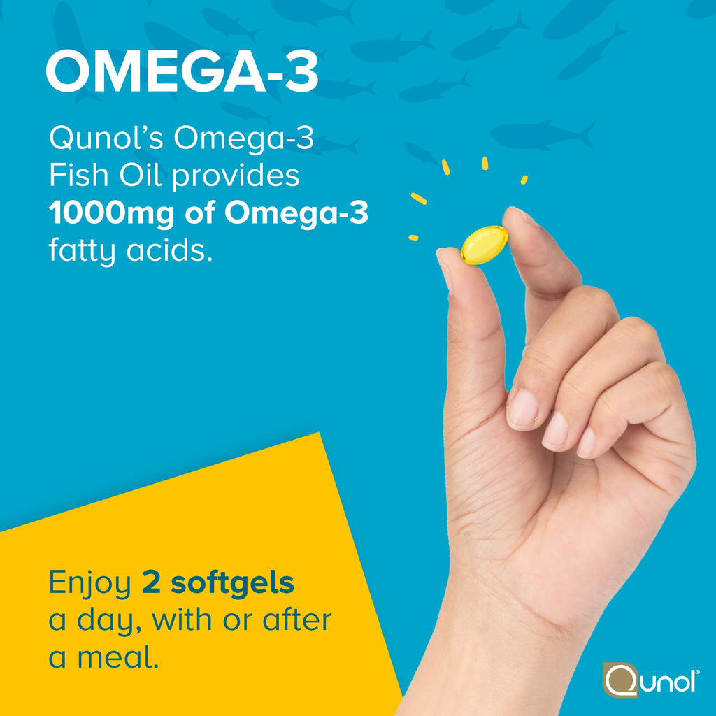 Omega-3 Fish Oil Mini Softgels 1000mg EPA DHA 180ct J4860