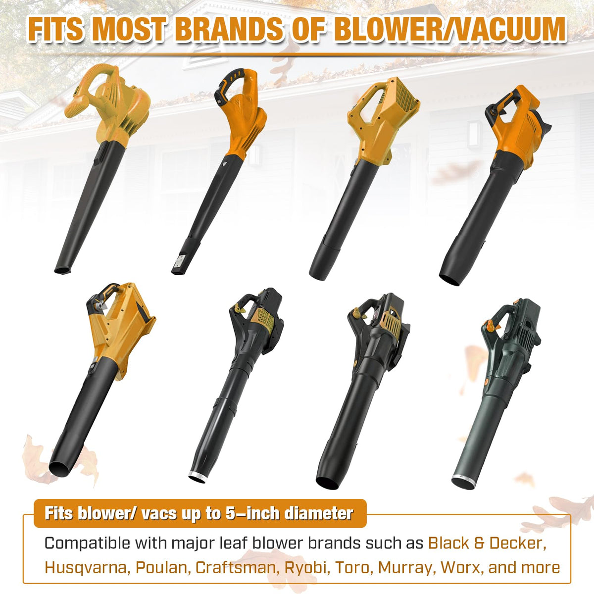 Leaf Blower Attachment with Reflector W387646