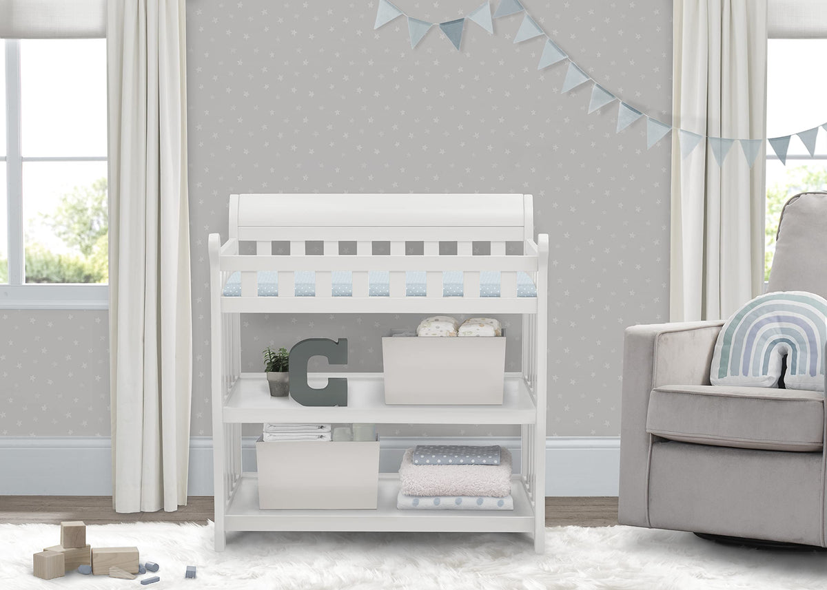 White Changing Table with Changing Pad T1164