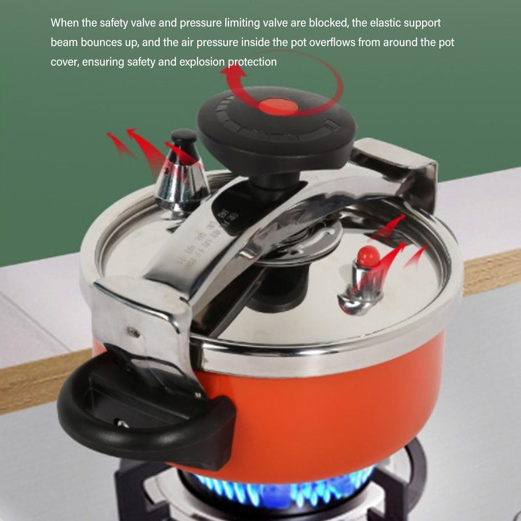 2L Stainless Steel Mini Pressure Cooker J60192
