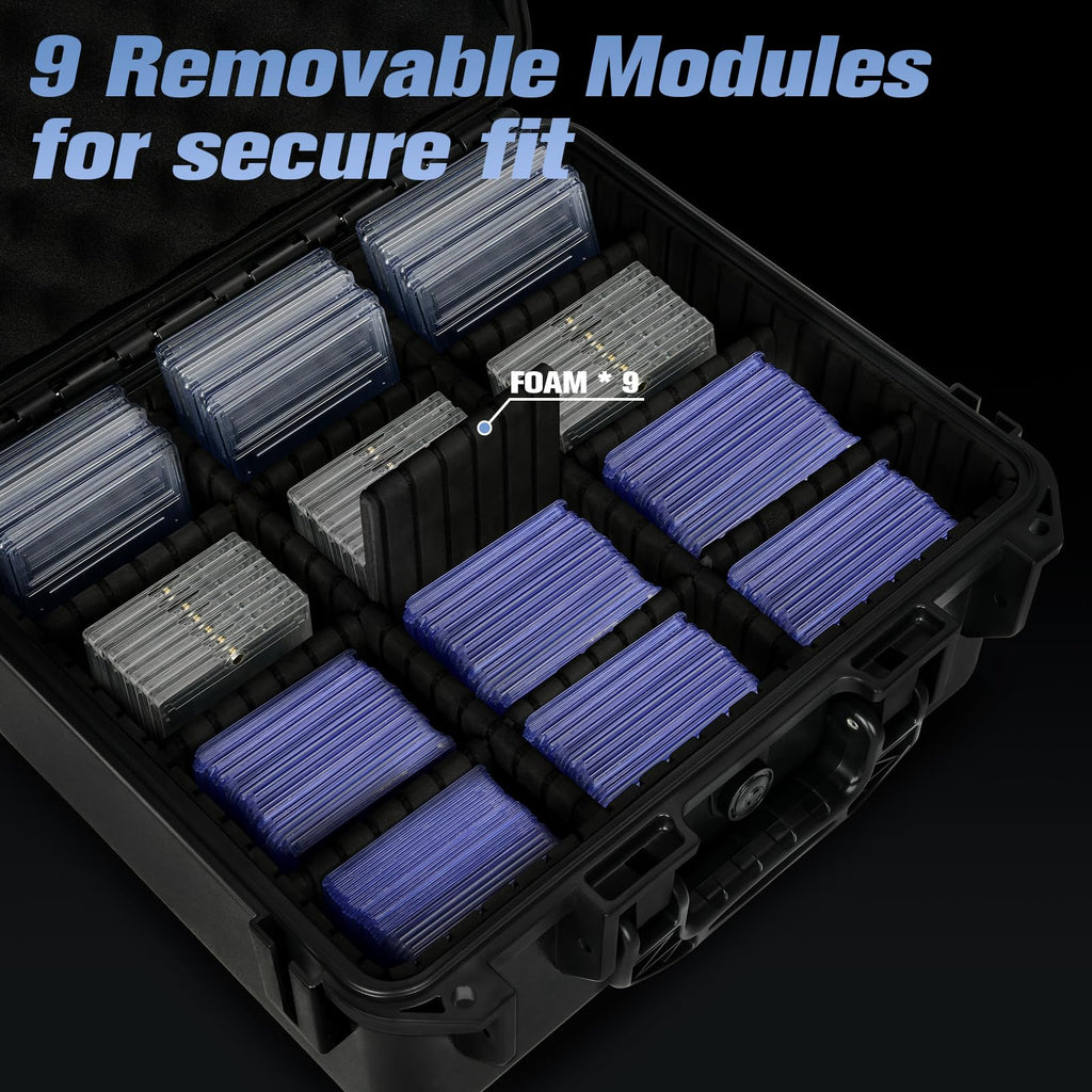 Graded Card Storage Box with 9 Dividers N71379