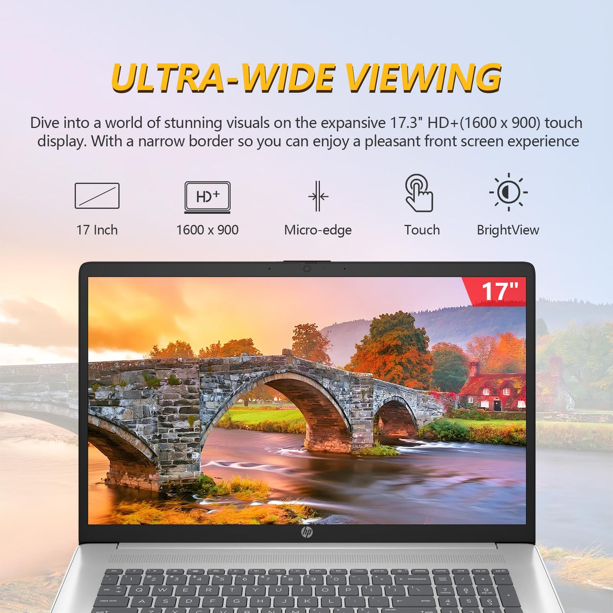 17 Laptop Touchscreen AMD Ryzen 5 16GB RAM 1TB SSD Y5445