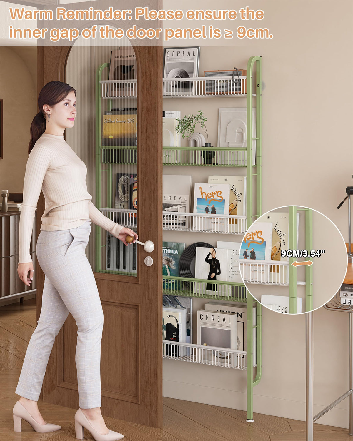 Narrow 5-Tier Bathroom Storage Rack K777487