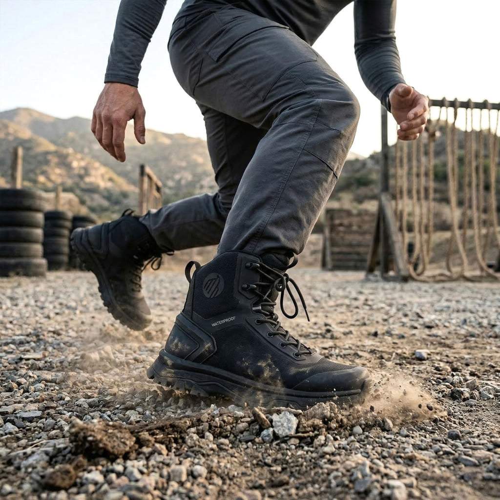 Lightweight Waterproof Side Zipper Work Boots L176