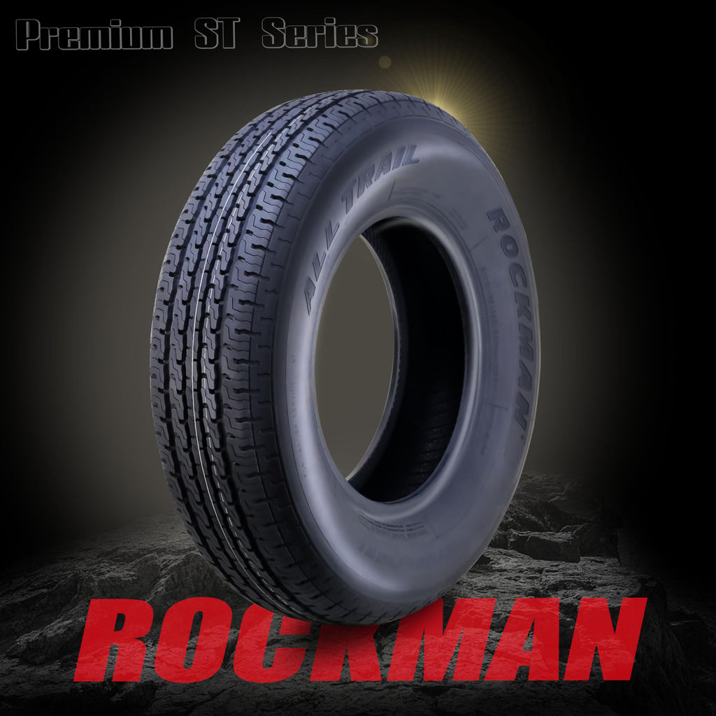 Trailer Tire & Wheel ST205/75R15 8-Ply White Spoke Rim S330054