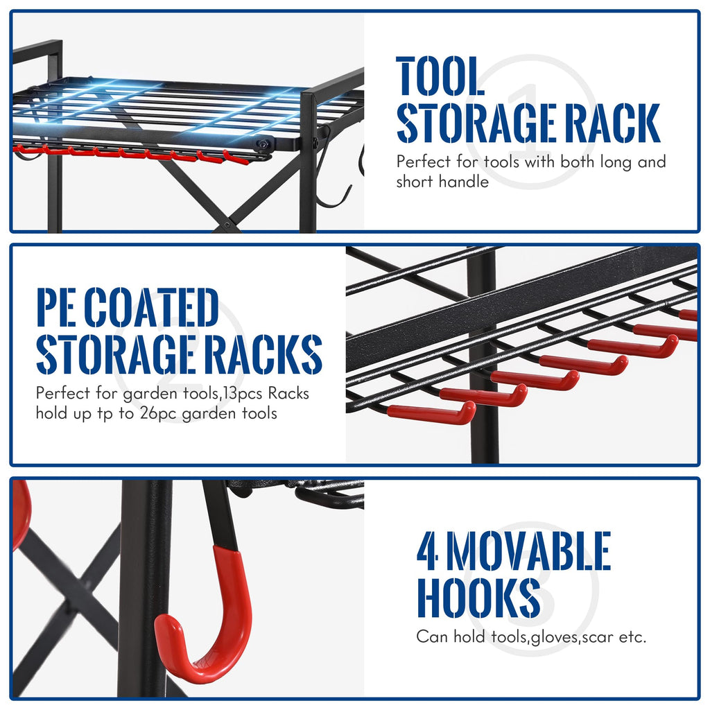 Rolling Garden Tool Organizer A185389