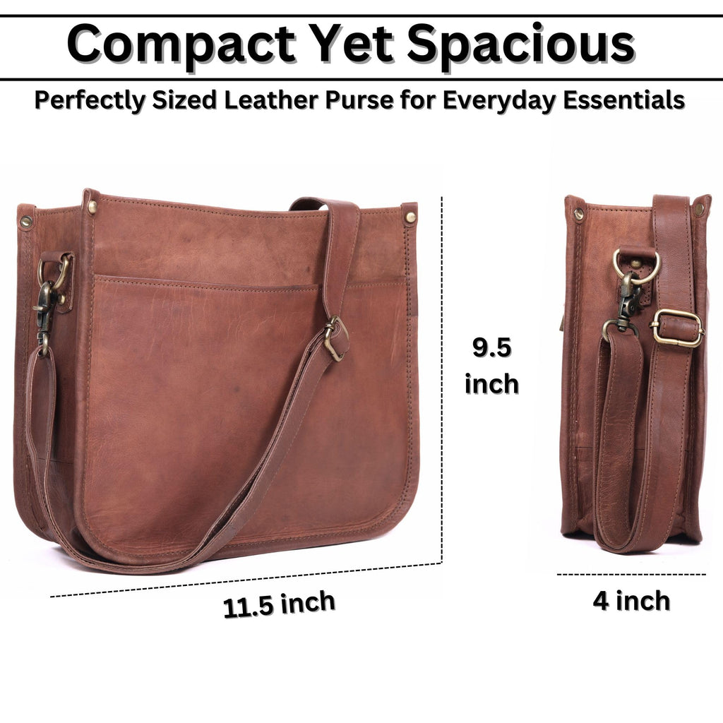 Genuine Leather Crossbody Purse N576029