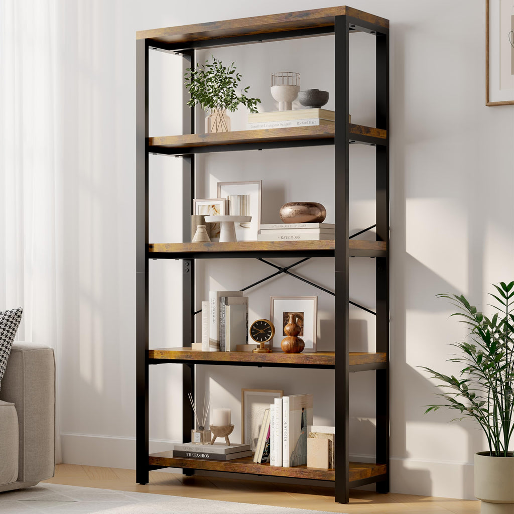 5-Tier Adjustable Bookshelf S5588