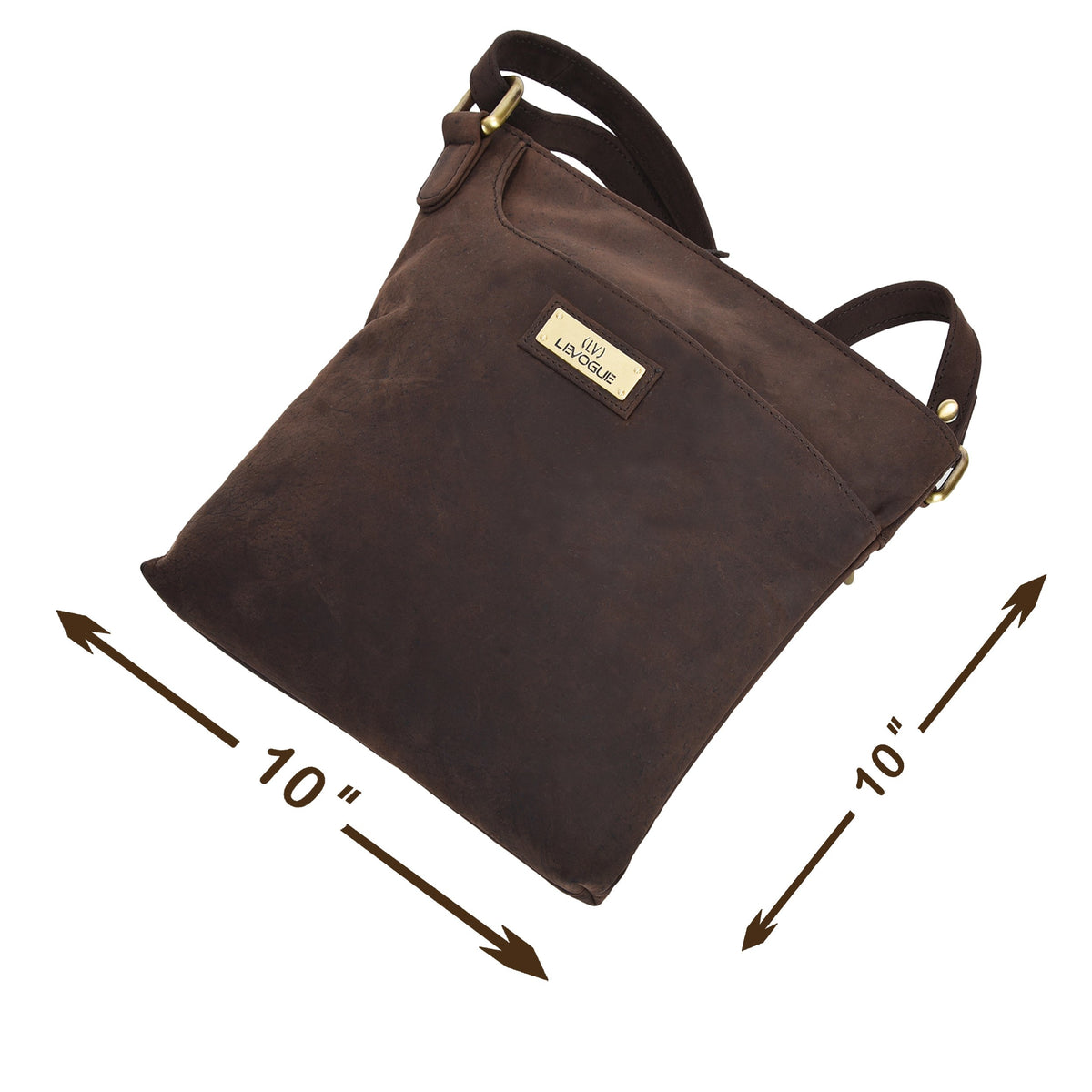 Genuine Leather Women's Crossbody Bag with Adjustable Strap S173844
