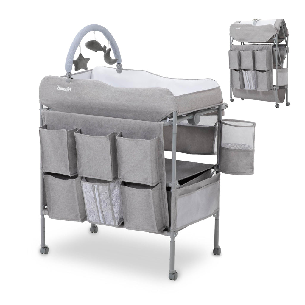 Portable Folding Baby Changing Table with 2 Drawers I582952