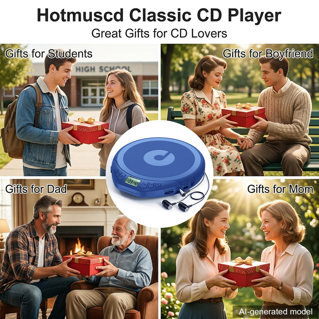 Portable CD Player with Earphones F253797