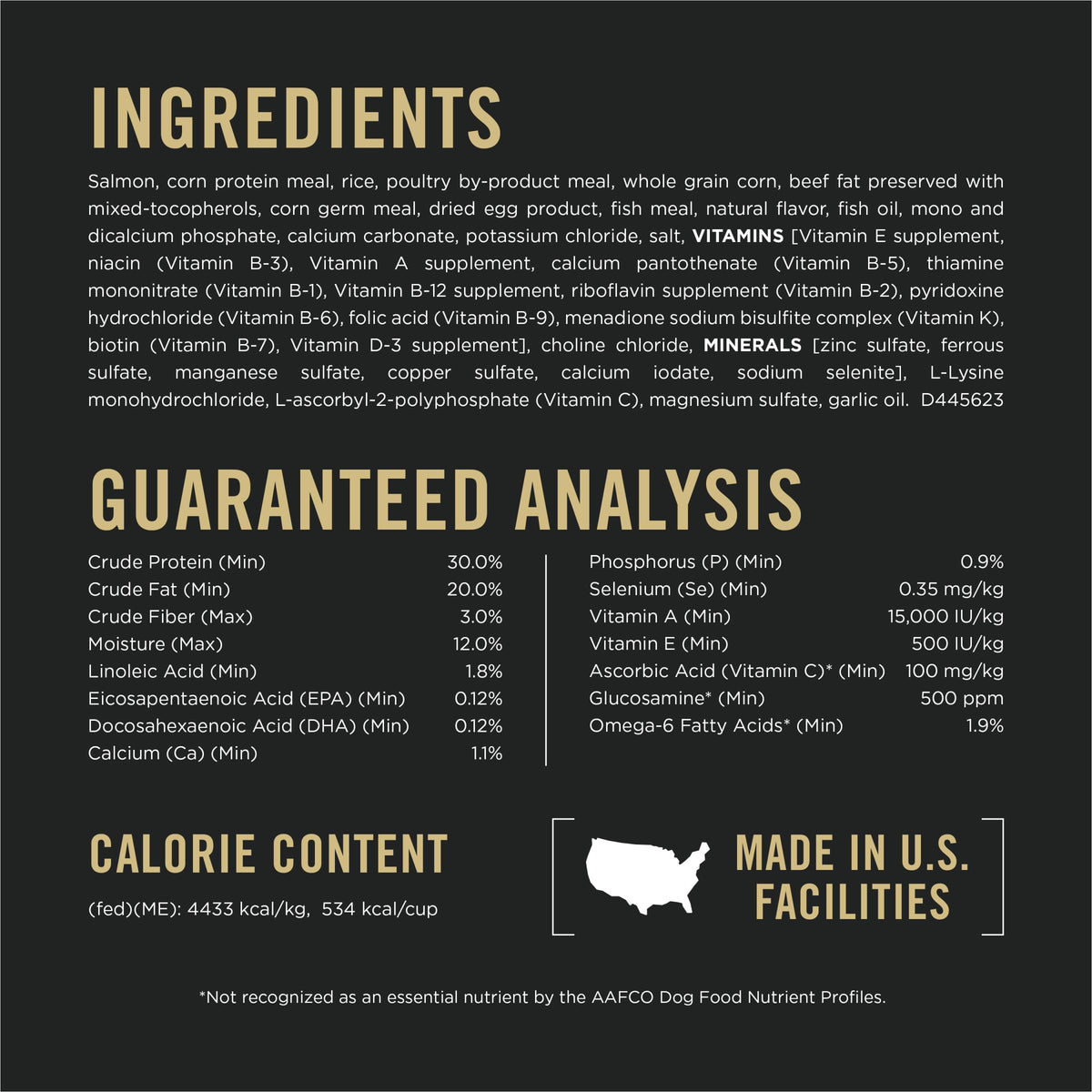 Salmon High Protein Dry Dog Food O914894
