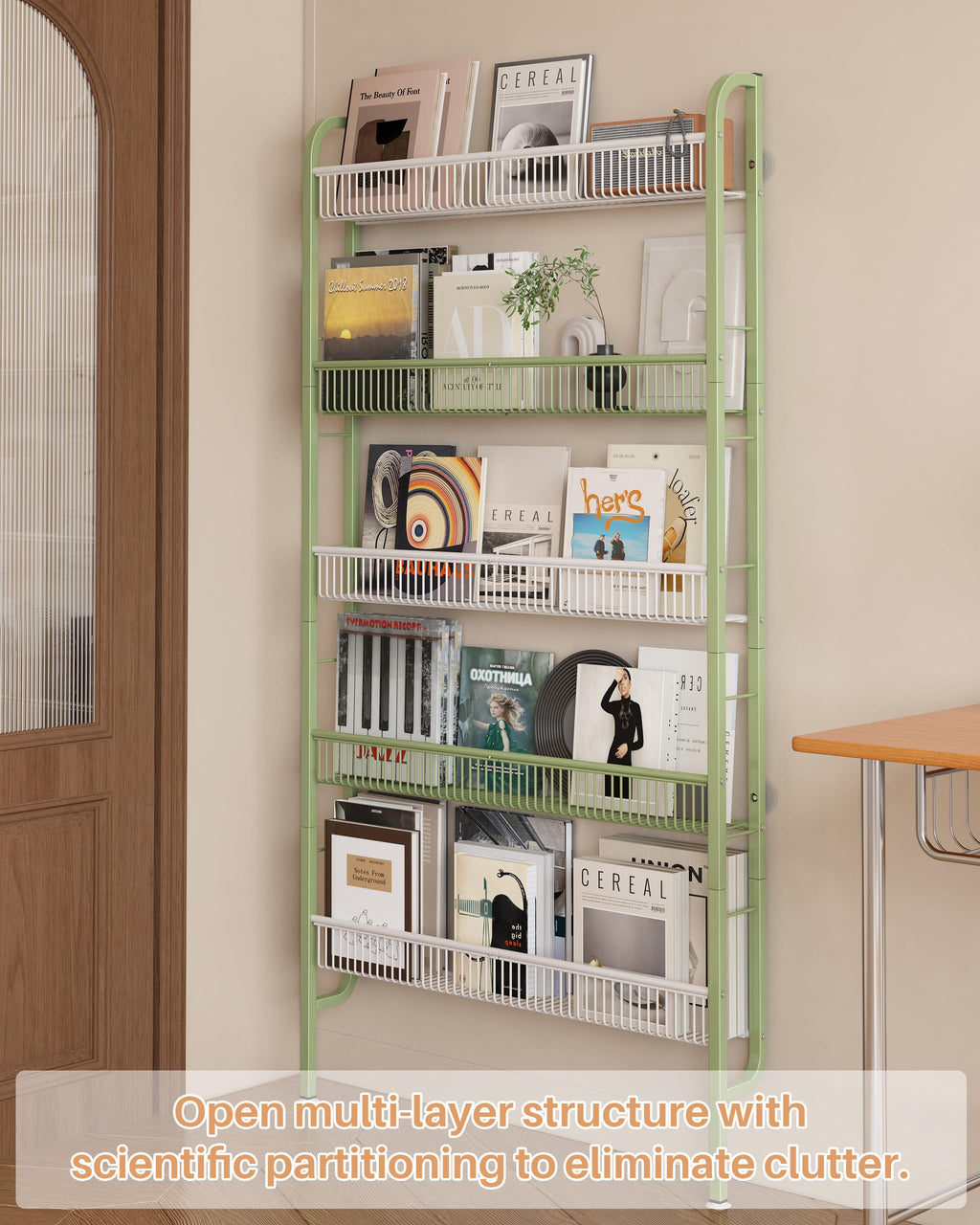 Narrow 5-Tier Bathroom Storage Rack K777487