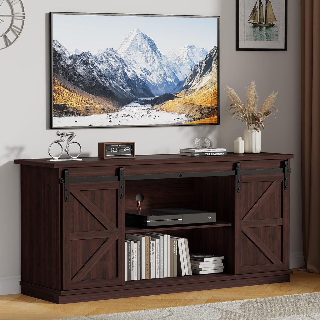 Rustic Oak 4 Drawer TV Stand X1228