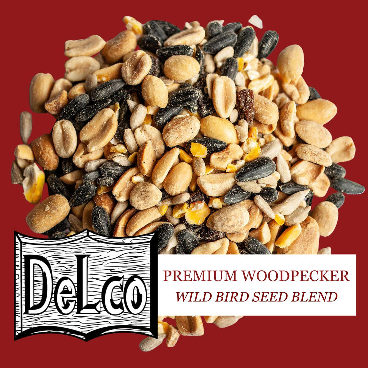 Wild Bird Seed 20 lb Bag Fruit & Nut with Sunflowers C691