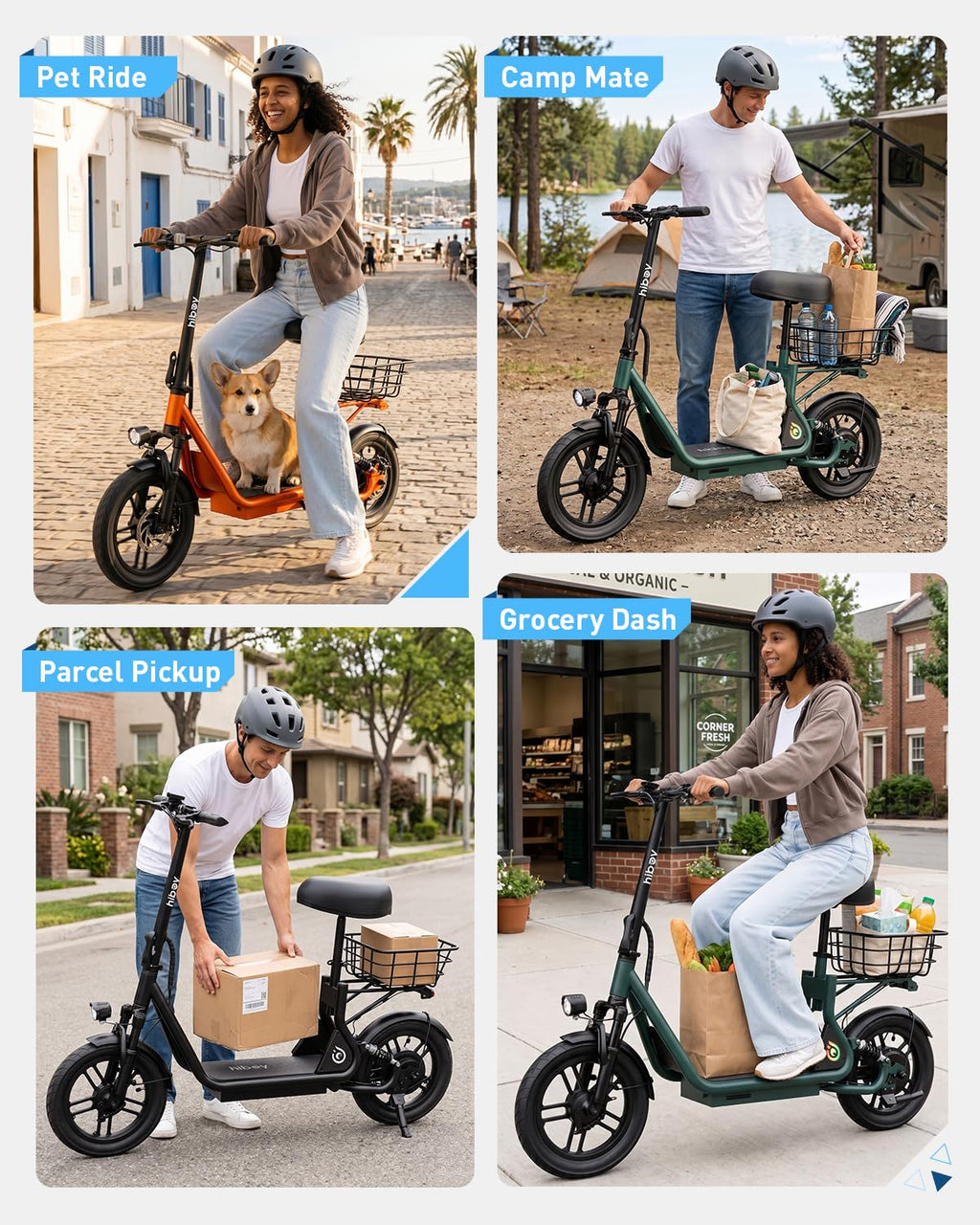 Electric Scooter with Seat M366