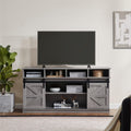 65" Grey TV Stand with Sliding Doors J25234