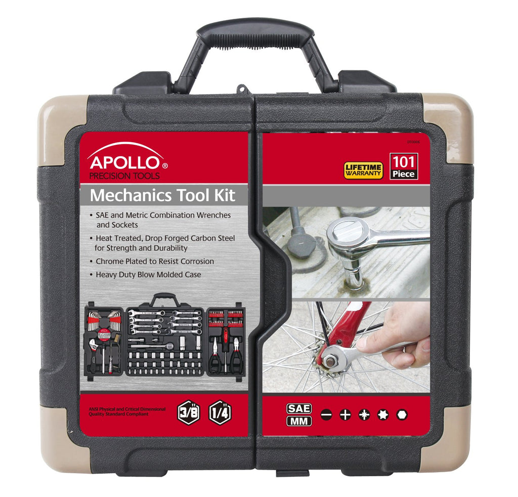 101 Piece SAE and Metric Mechanic Tool Set J56198