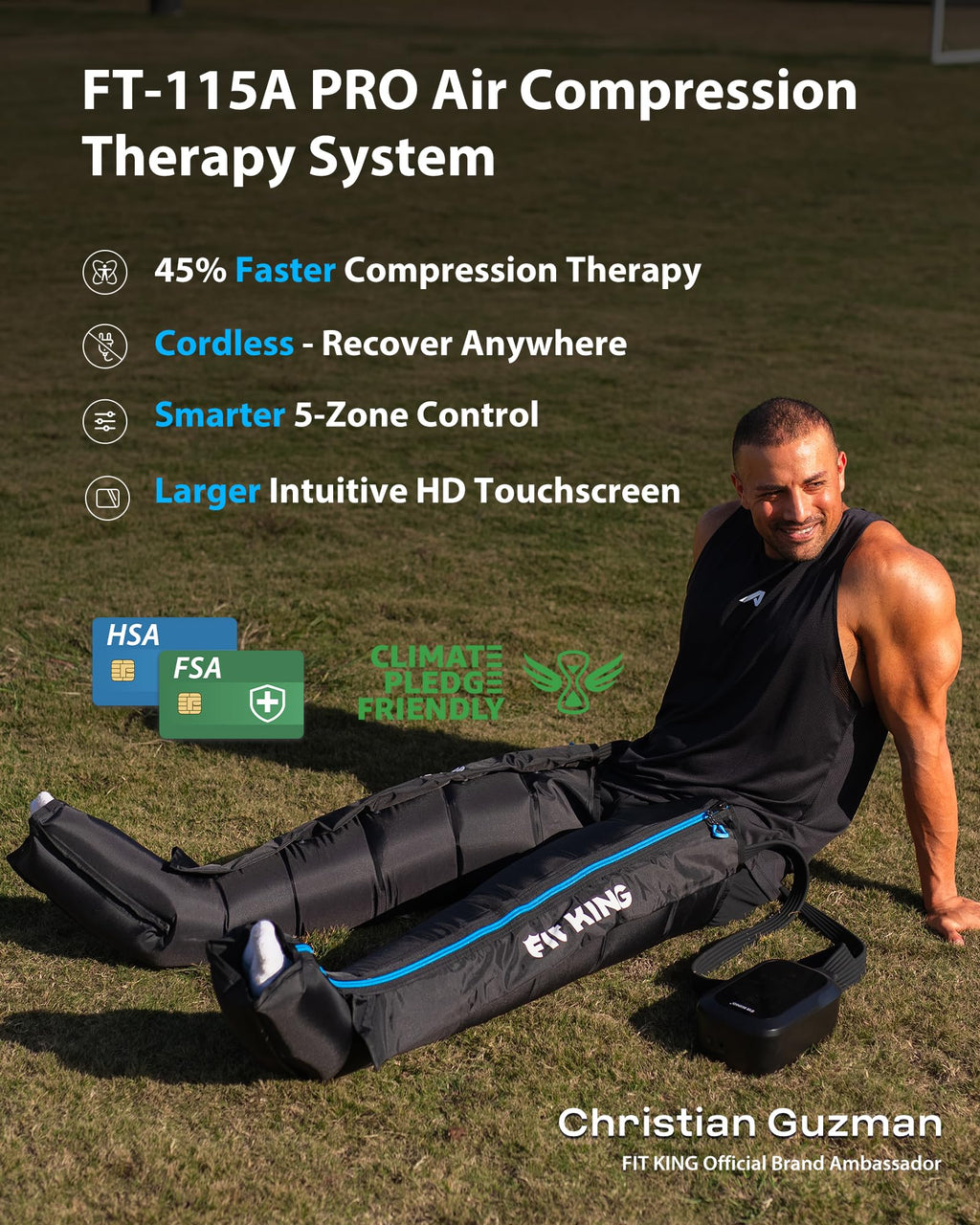Cordless Leg Massager Compression Boots S588