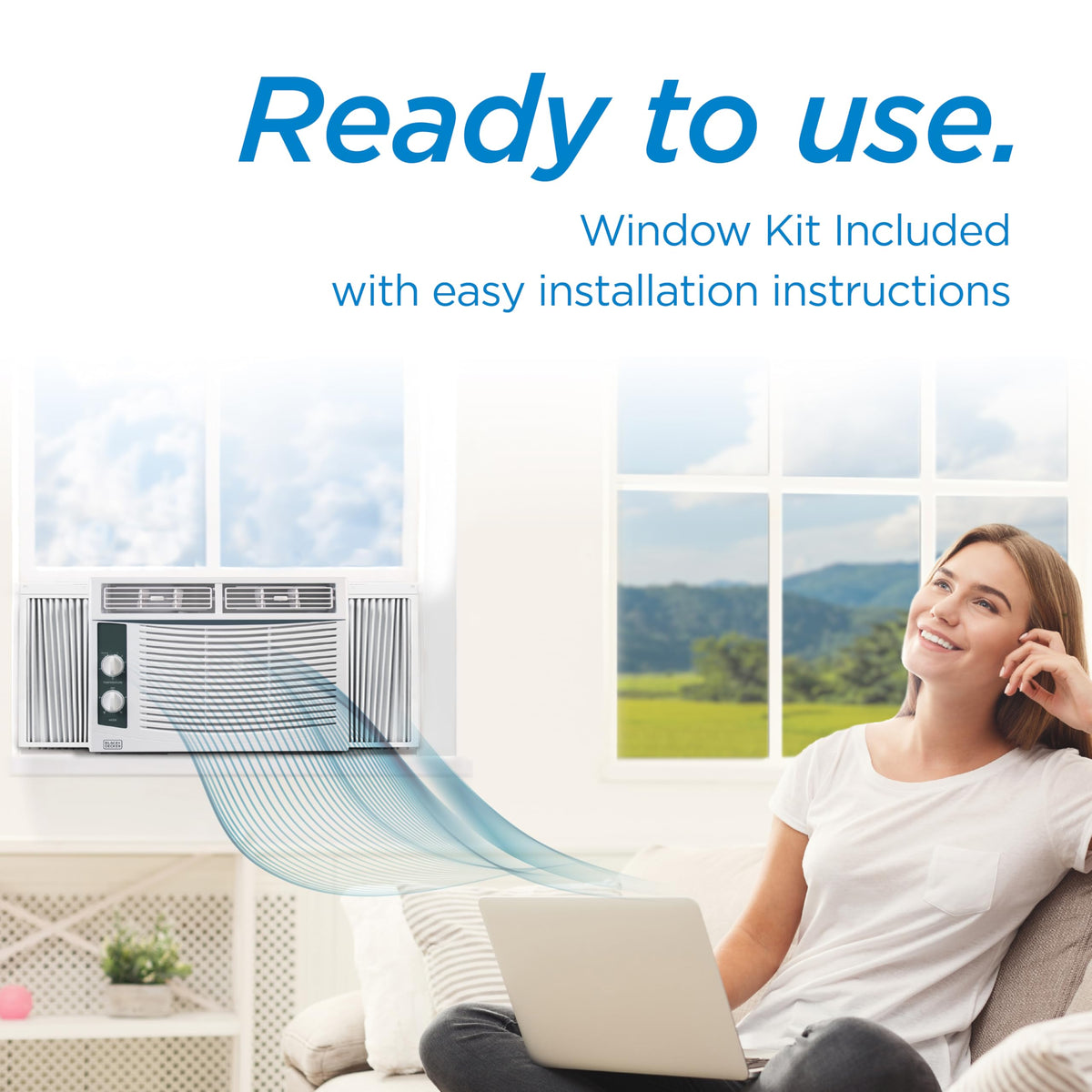 White 5,000 BTU Window Air Conditioner Q233