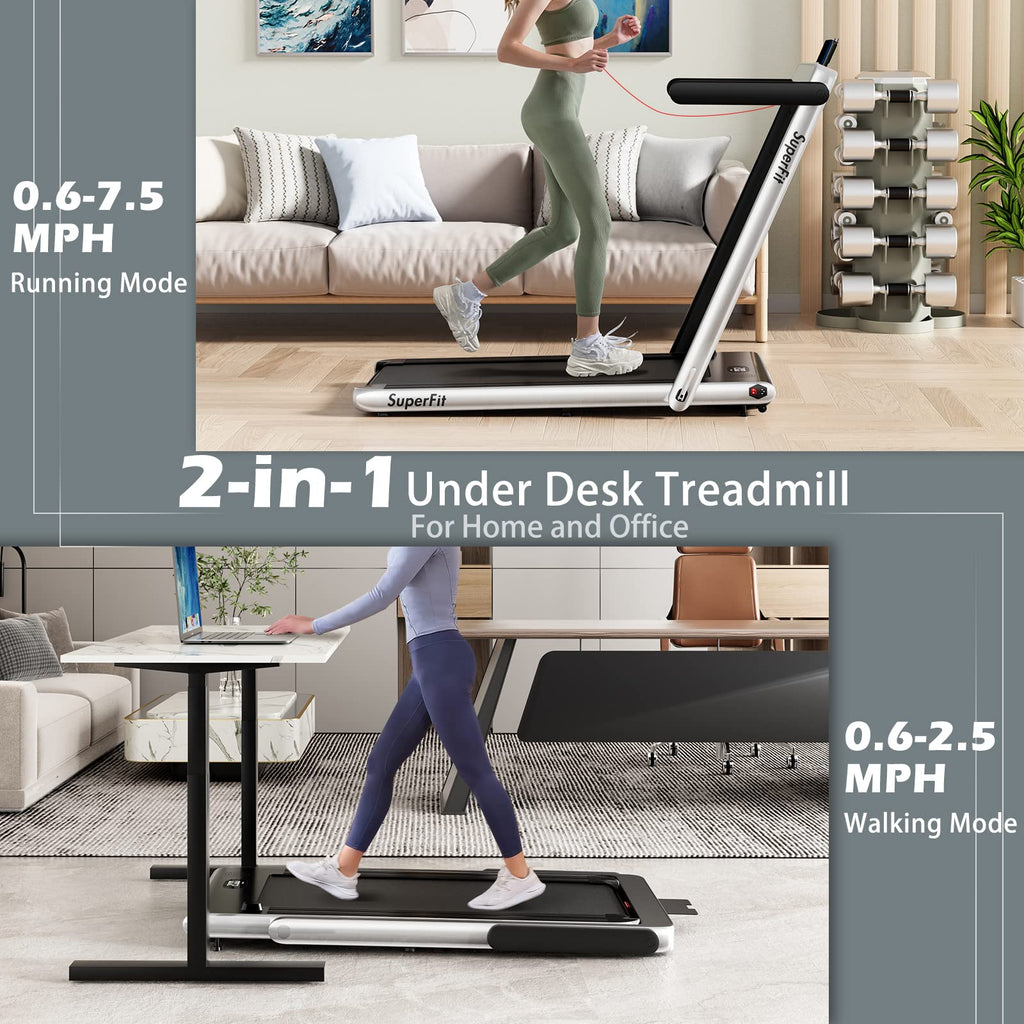 2 in 1 Folding Electric Treadmill A62389