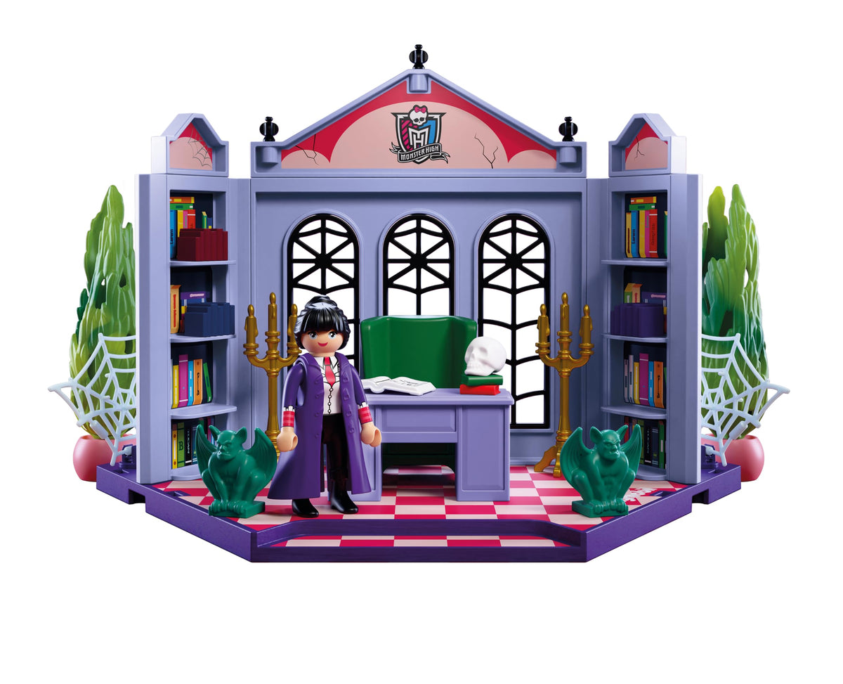 Monster High Office Playset with Desk and Glow-in-the-Dark Spider Webs C23657