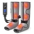 Air Compression Leg Massager with Heat, Foot and Calf Massager, 9 Intensity, 4 Modes, 3 Heating M159