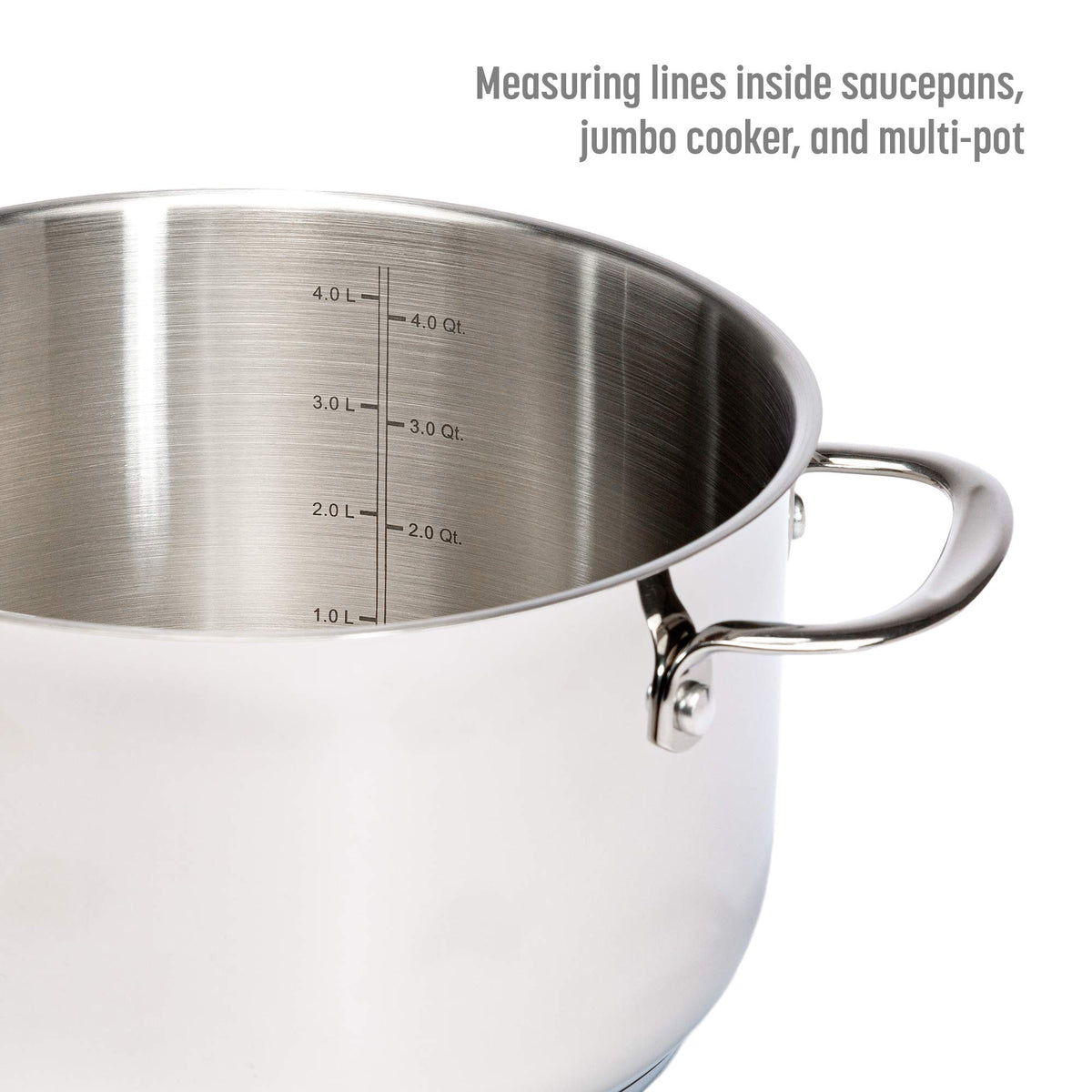 12-Piece Stainless Steel Cookware Set with Non Stick Frying Pan S4397