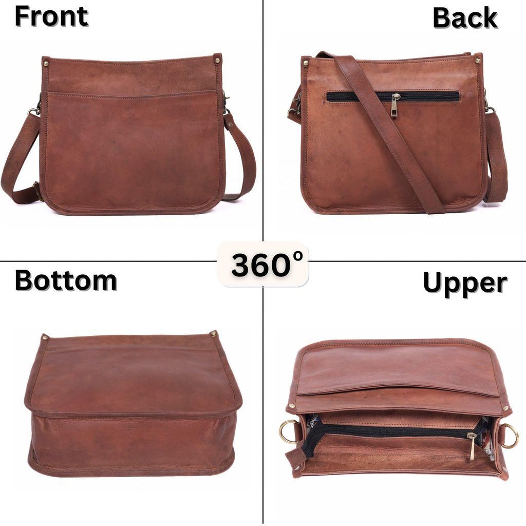 Genuine Leather Crossbody Purse N576029