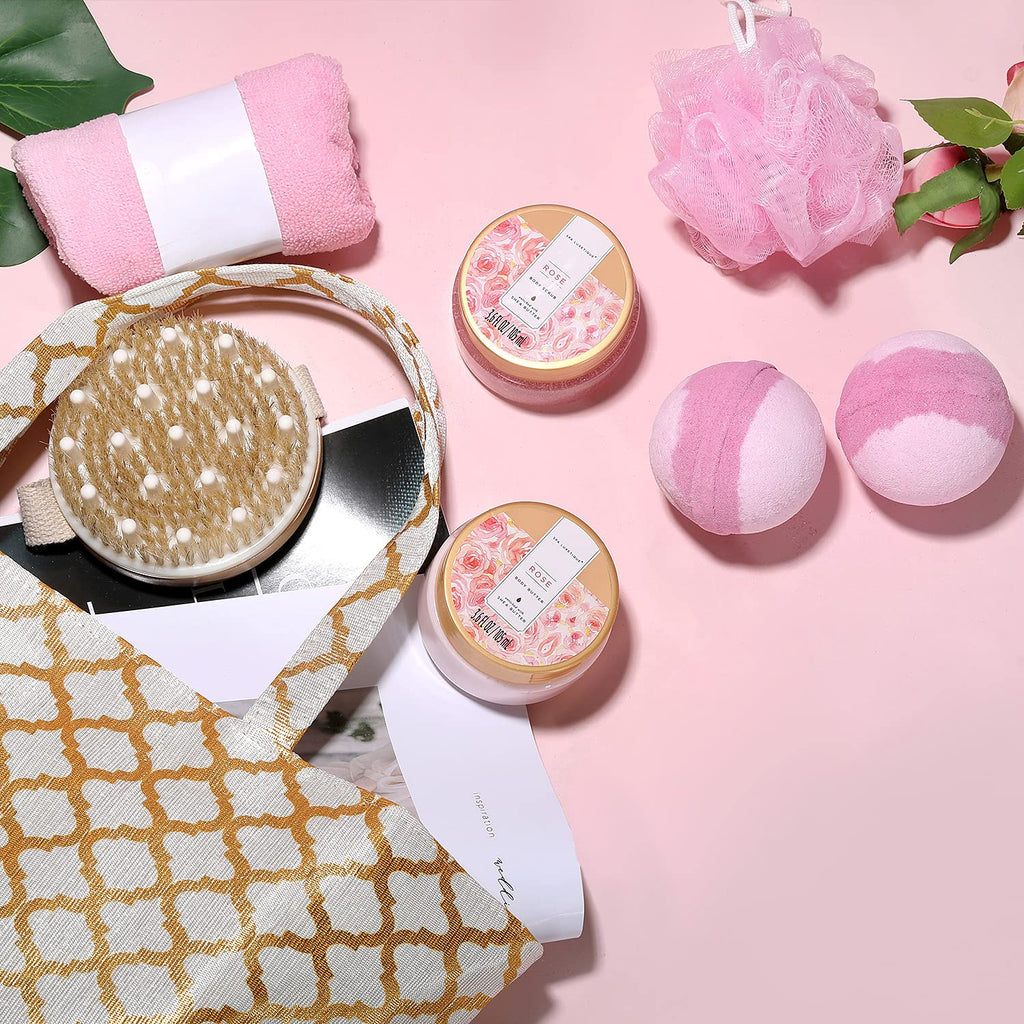 15 Pc Rose Spa Gift Set N294896