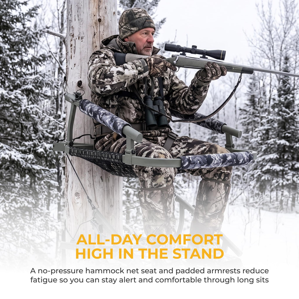 Tree Stand with Memory Foam Seat J1326