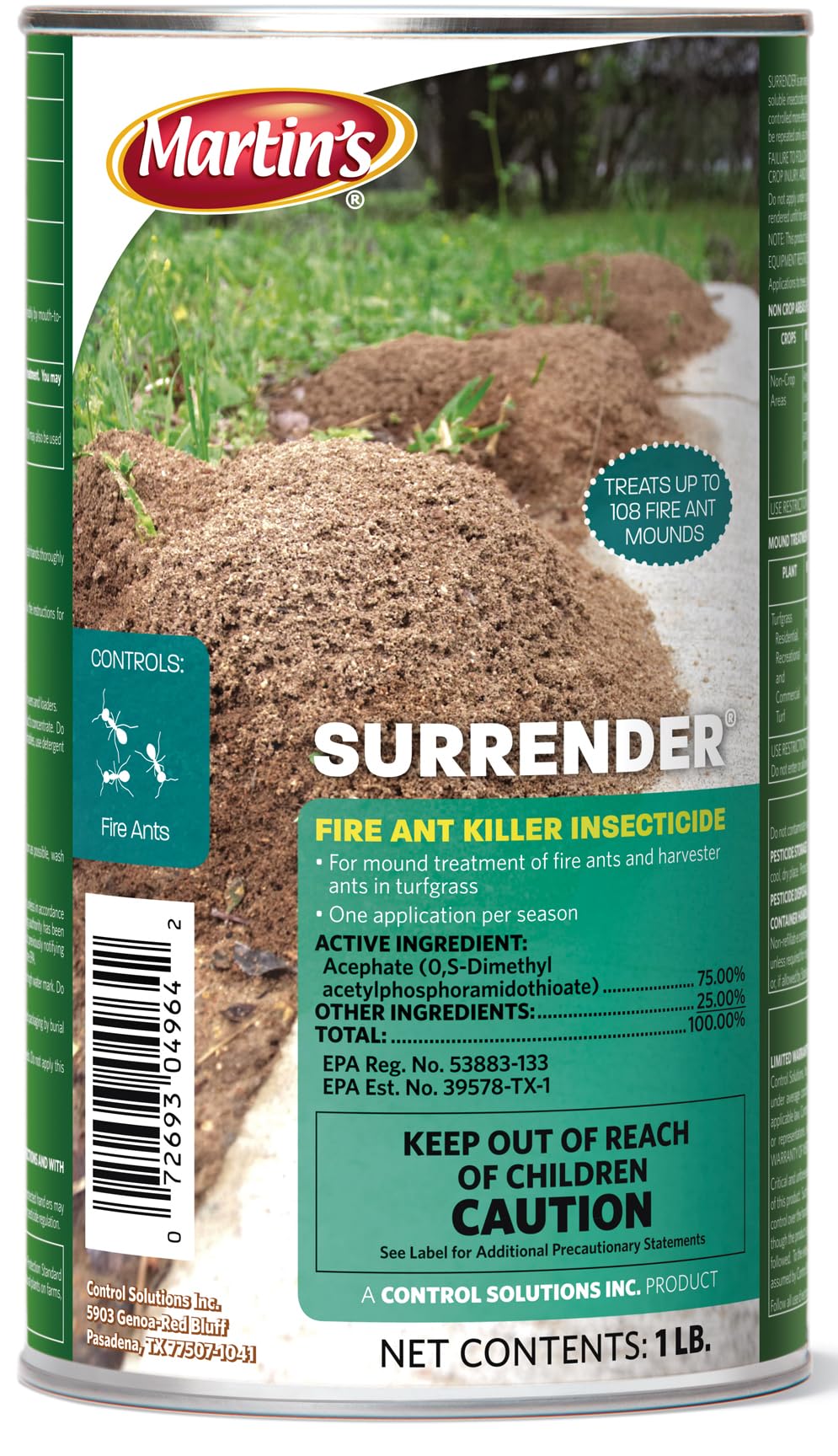 Fire Ant Killer 1 lb Can V798371