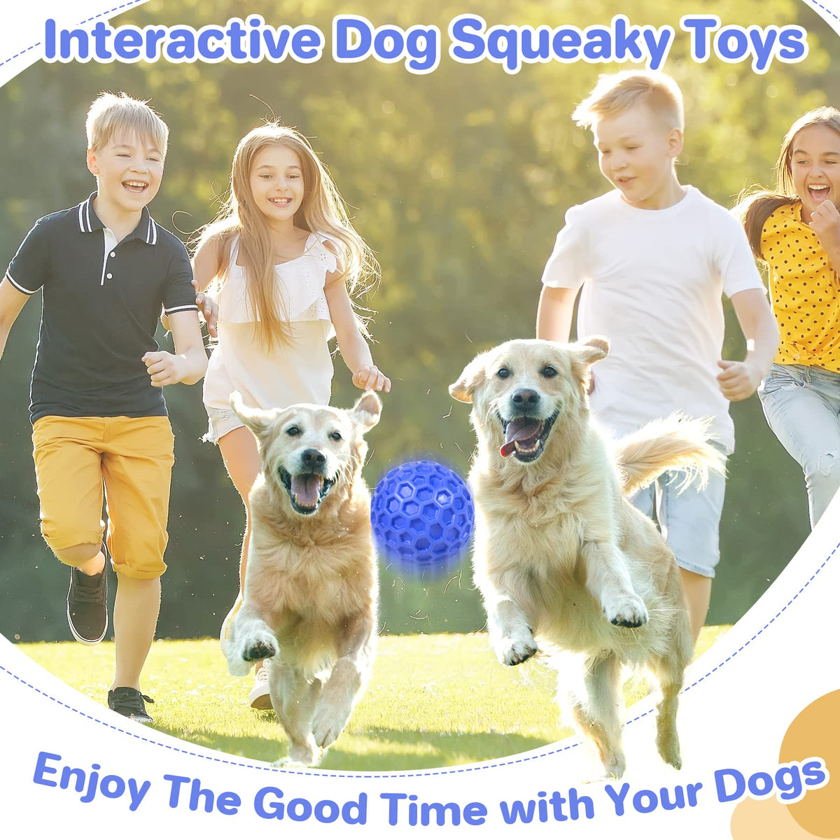 Squeaky Dog Ball Chew Toy I2806