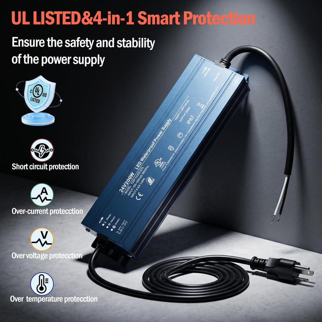 24V 200W UL Listed LED Power Supply P44570