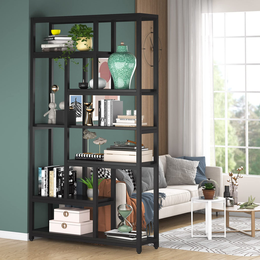 79 Inch 7-Tier 10-Open Shelf Bookcase M340969