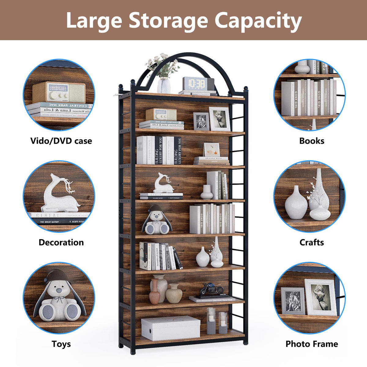 8-Tier CD Storage Rack Y853