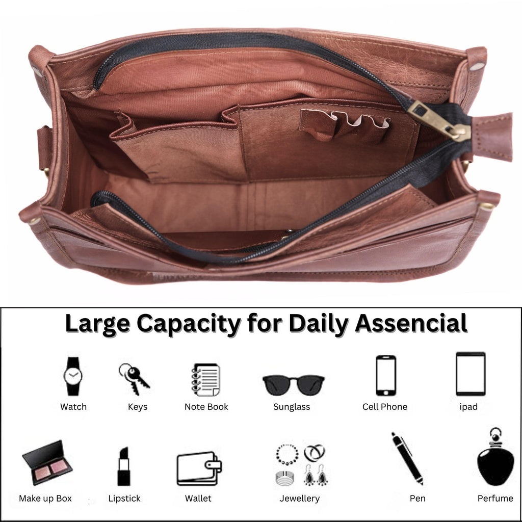 Genuine Leather Crossbody Purse N576029