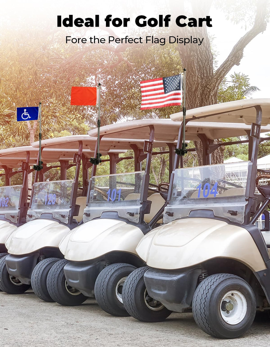 Stainless Steel 360° Rotating Boat Flag Pole Holder R113485
