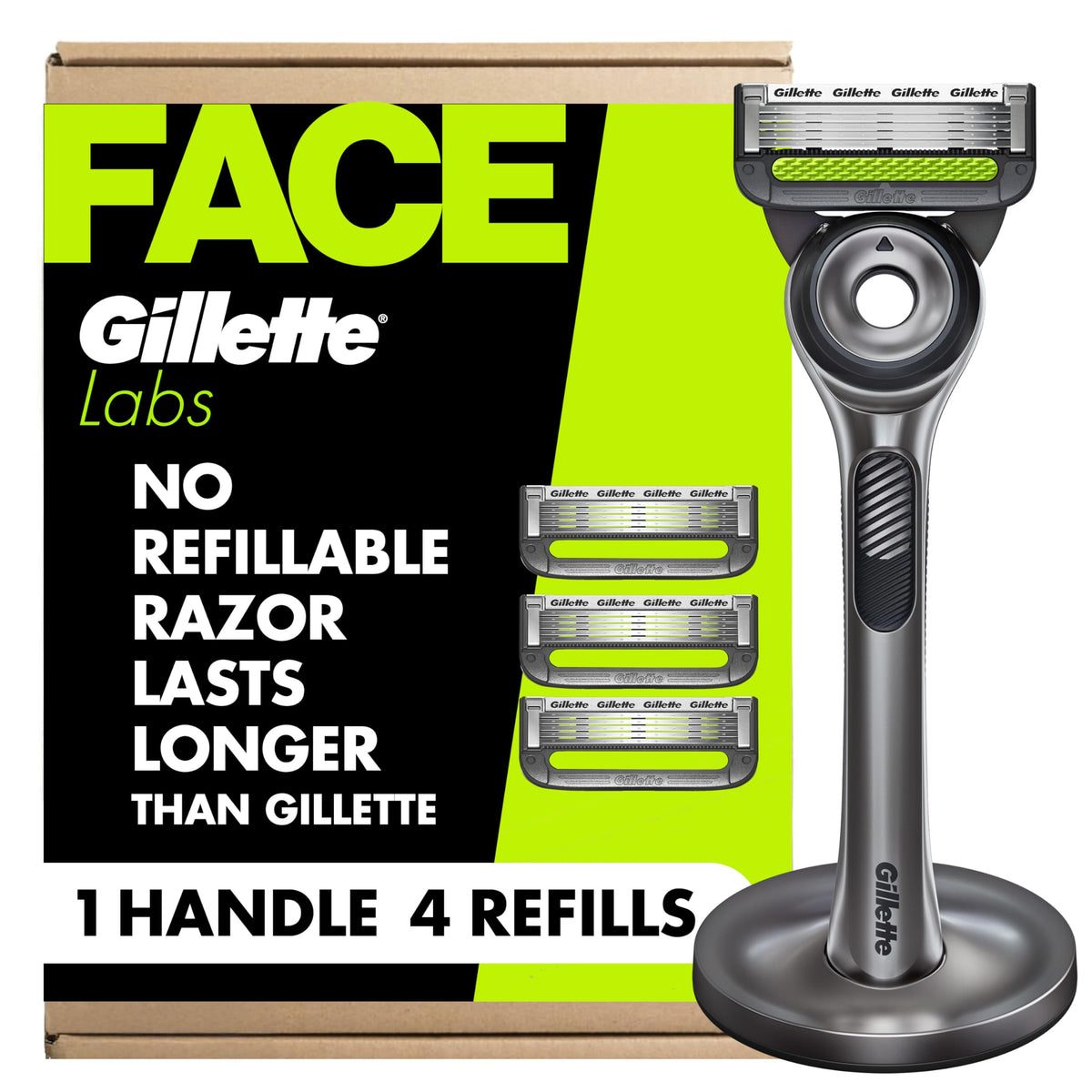 Razor with 1 Handle and 4 Blade Refills A403