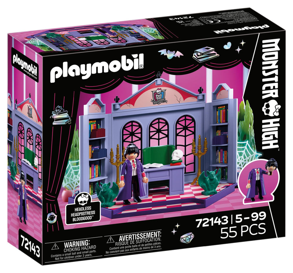 Monster High Office Playset with Desk and Glow-in-the-Dark Spider Webs C23657