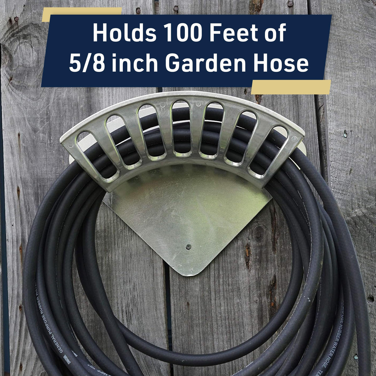 Garden Water Hose Holder for 200ft 1/2" Hosing N409
