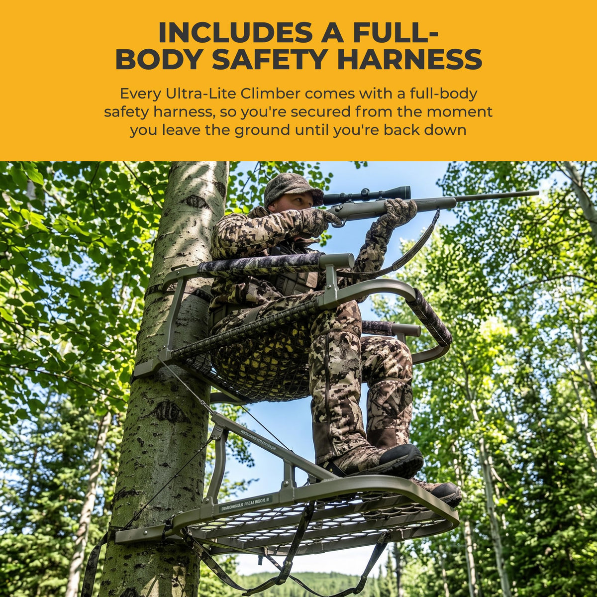 Tree Stand with Memory Foam Seat J1326